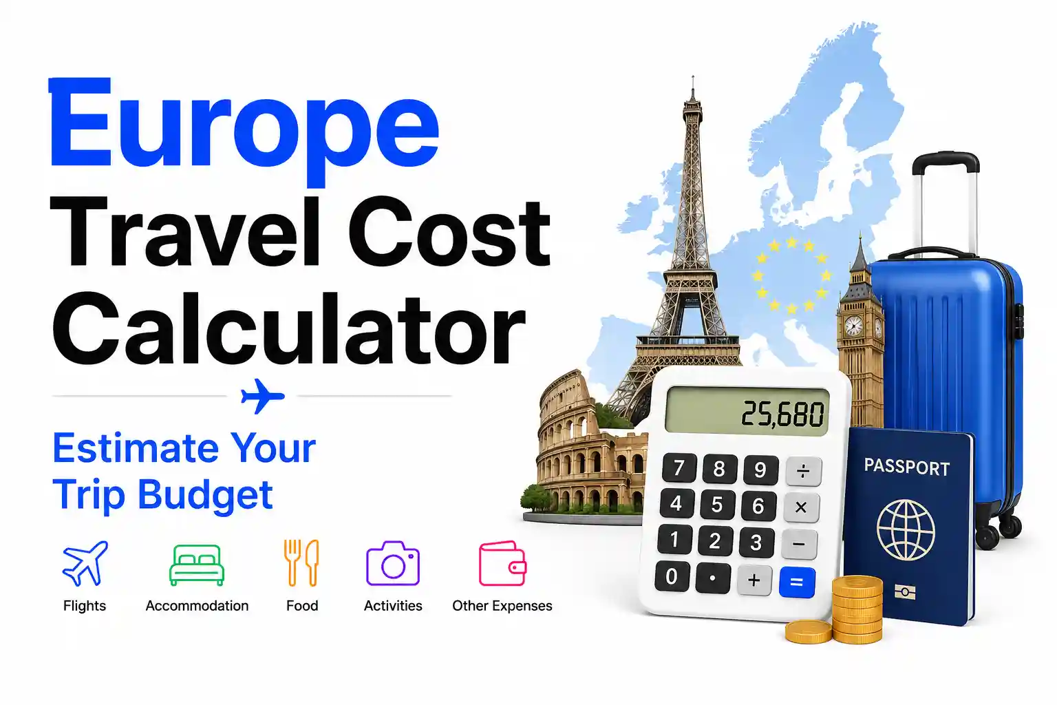 Europe Travel Cost Calculator — Estimate Your Trip Budget